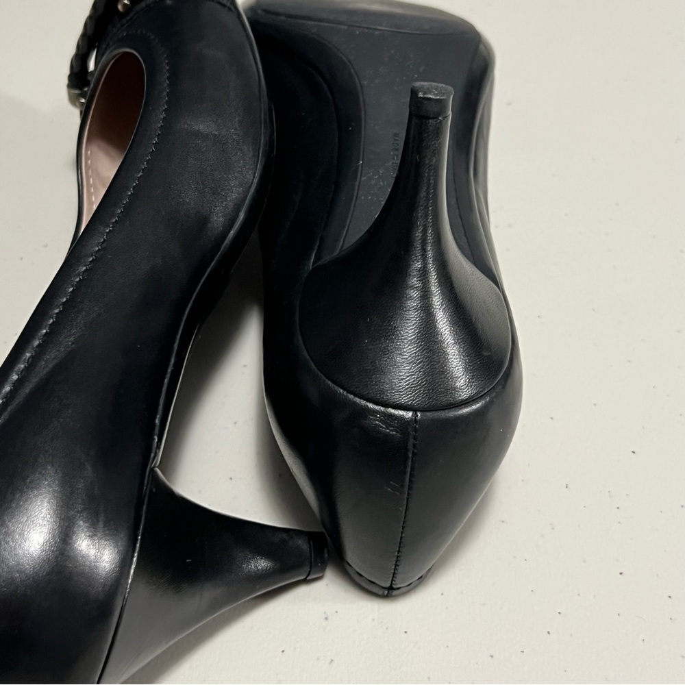 SALVATORE FERRAGAMO Cap Toe Heels with Dust Bag - Picture 10 of 14